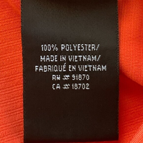 Pebble Beach Performance Womens Golf Polo Shirt Sz M Orange #90A - Picture 8 of 9
